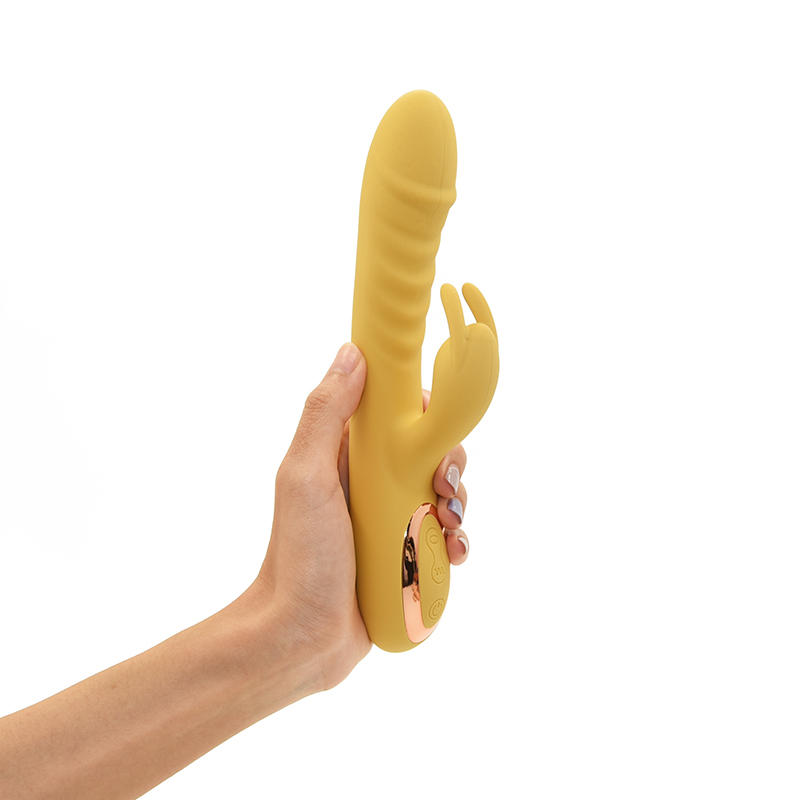 Gyári ár Big Rabbit Dildo Thrusting vibrátor szex játék nőknek 10 frekvenciájú rezgéssel