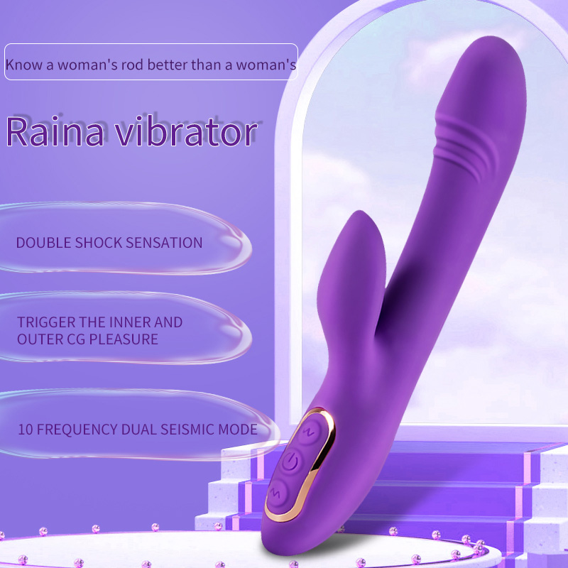 G Spot Rabbit vibrátor klitorisz masszírozó női lila