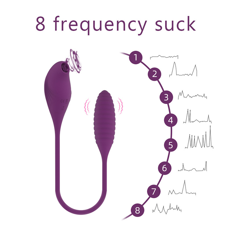Hüvelyszívó vibrátor vibráló tojással